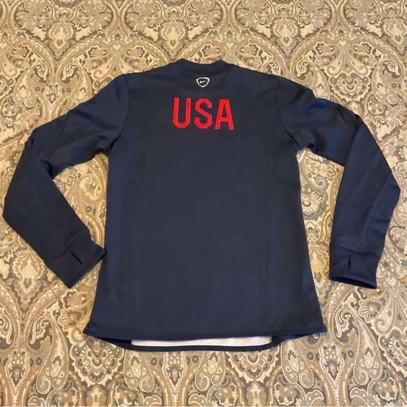 Mint Vintage Nike Therma Fit 2008 USA USWNT Soccer Pullover Women’s Sz M Worn 1x - Picture 7 of 11
